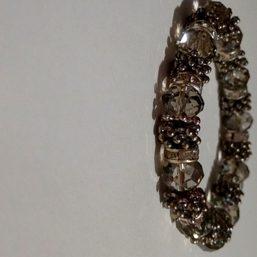 Rhinestone elastic bracelet